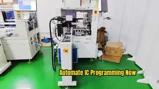 KA1800 – Tray and Tape Integrated IC Programming Machine